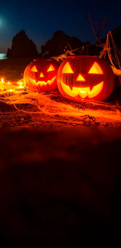 Fiesta de Halloween en la playa 