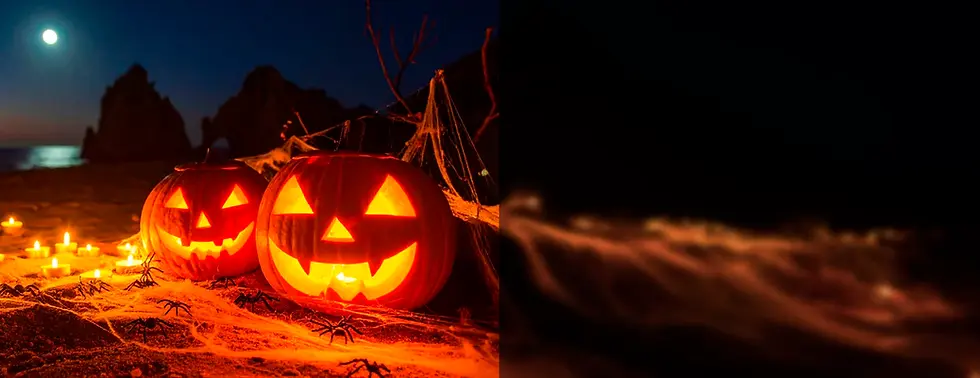 Fiesta de Halloween en la playa 