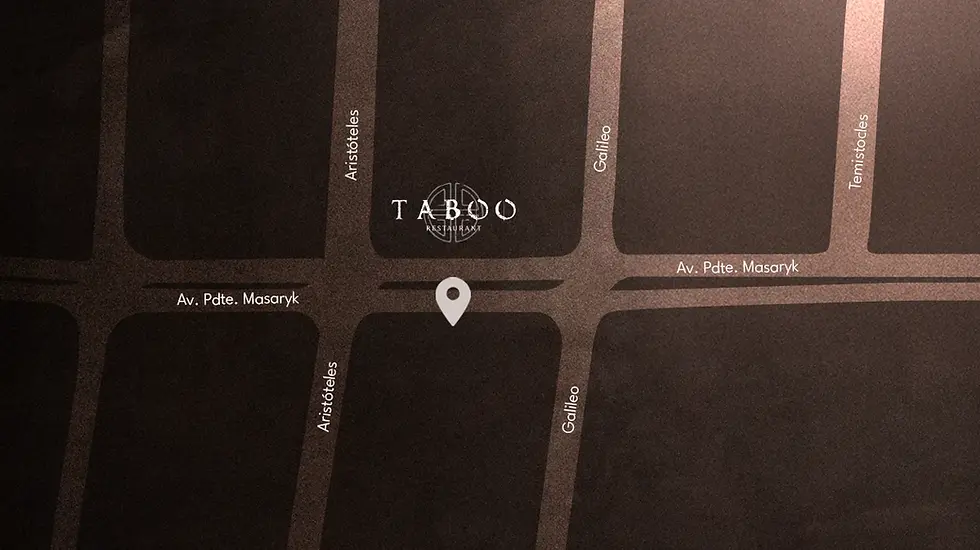 Mapa ubicación de Taboo Restaurant Polanco