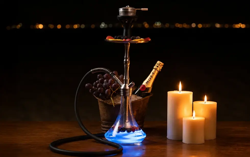 Shishas en Taboo Restaurant